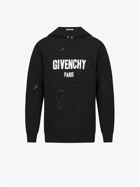 givenchy paris hoodie women& 39|givenchy paris sweatshirt destroyed.